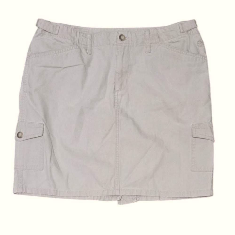 The North Face A5 Series Cargo Canvas Denim Mini Skirt Size 10